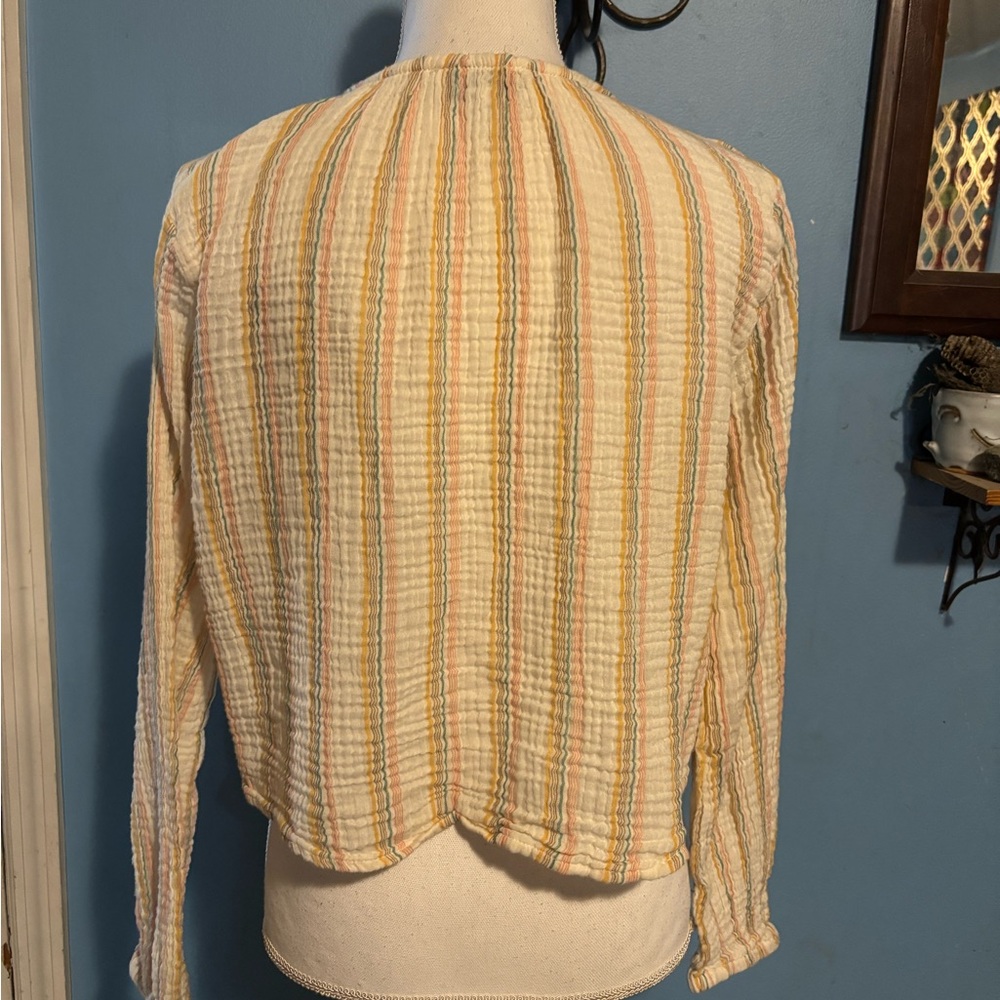 Jessica Simpson, Striped, Ruffle Top - Picture 6 of 8